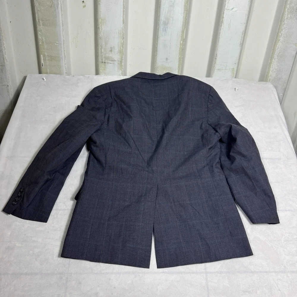 Polo University Club By‎ Ralph Lauren Mens Blazer Blue Plaid USA Made Size 3X